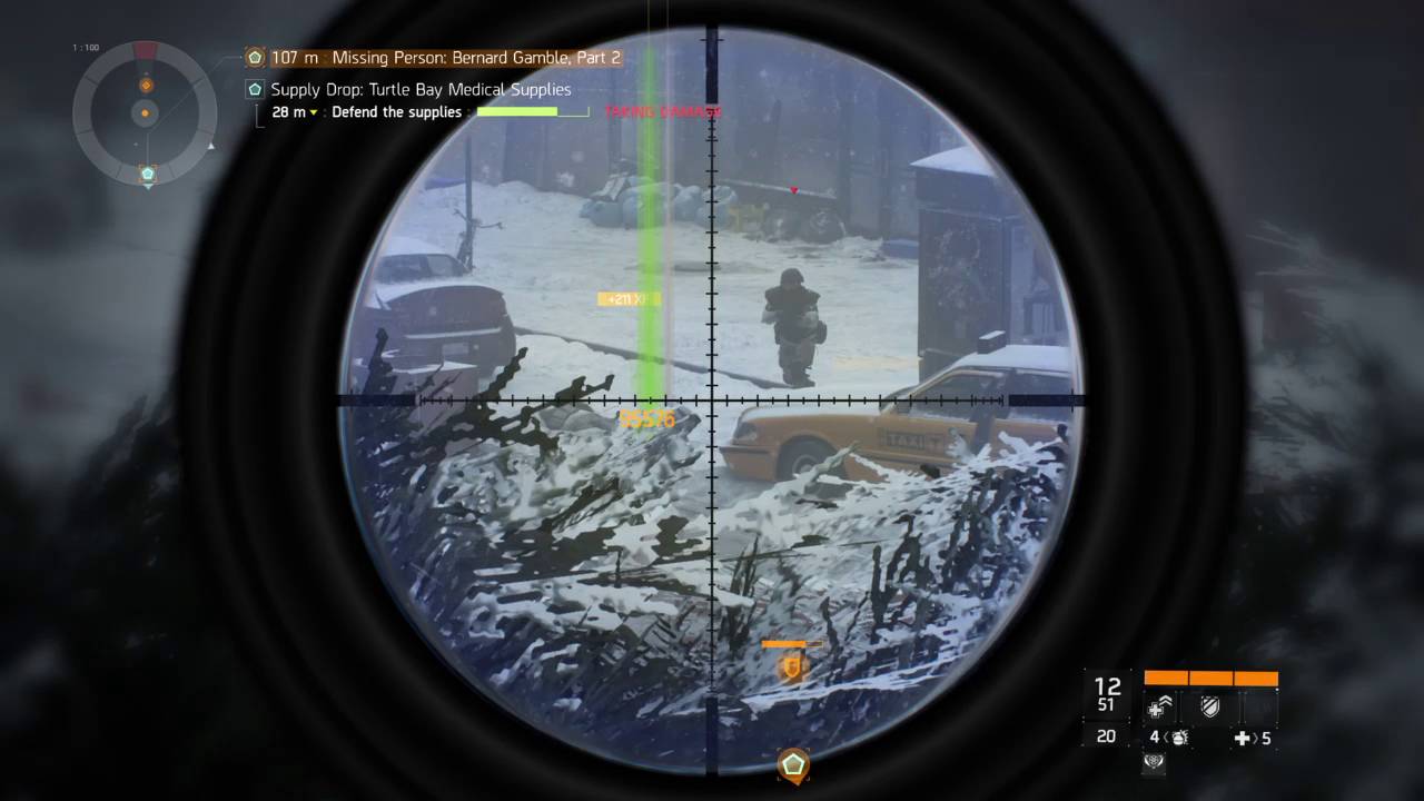 Tom Clancy's The Division - Covert SRS bolt action practice