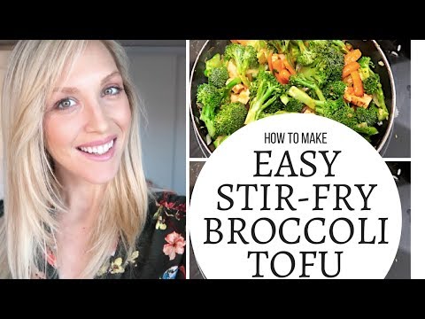 HOW TO MAKE STIR FRY BROCCOLI TOFU