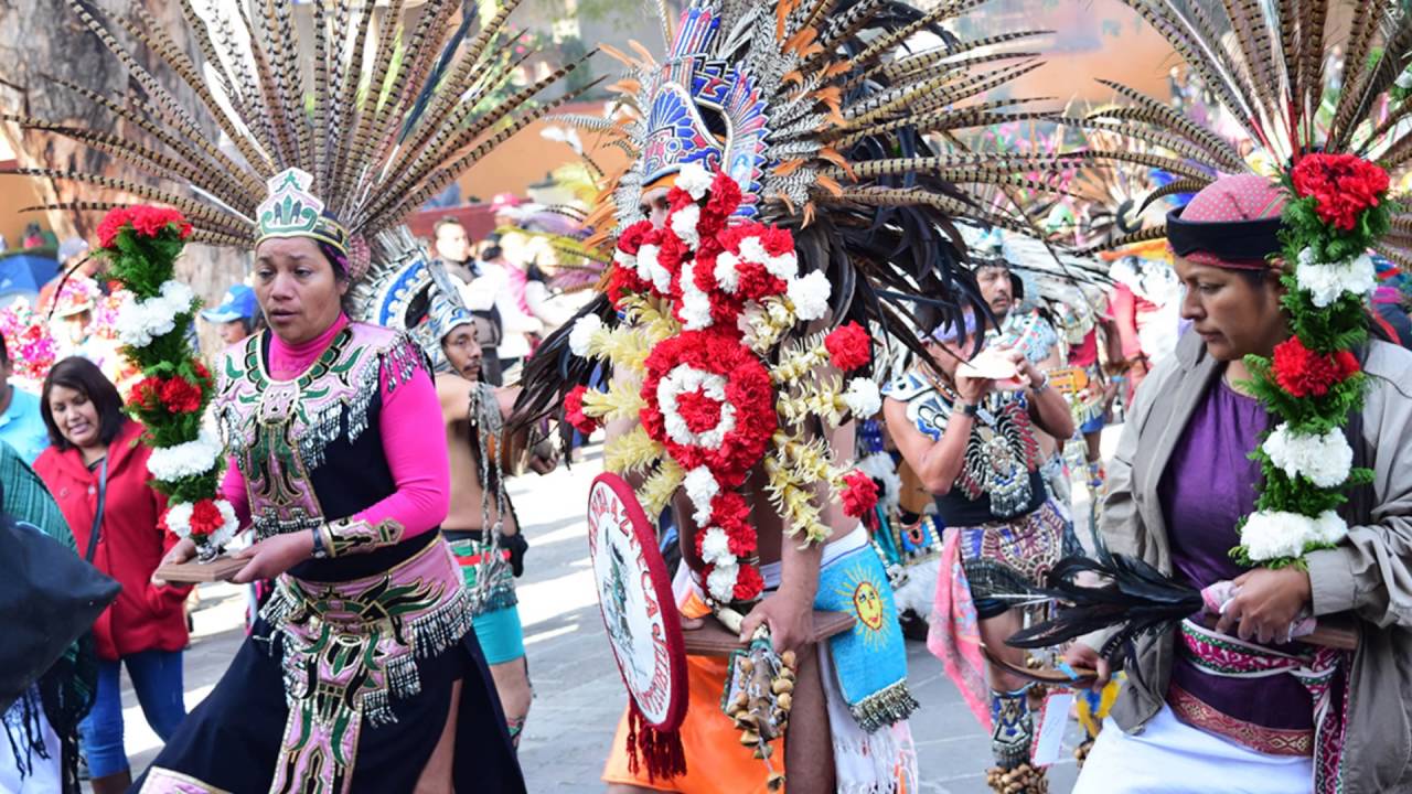 Estado de México Danza de concheros - YouTube