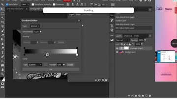 How To Make G Major Gradient Map On Photopea