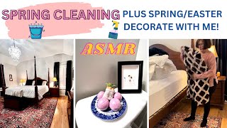 ✨NEW✨SUNDAY RESET || SPRING CLEANING + SPRING/EASTER DECORATE WITH ME!