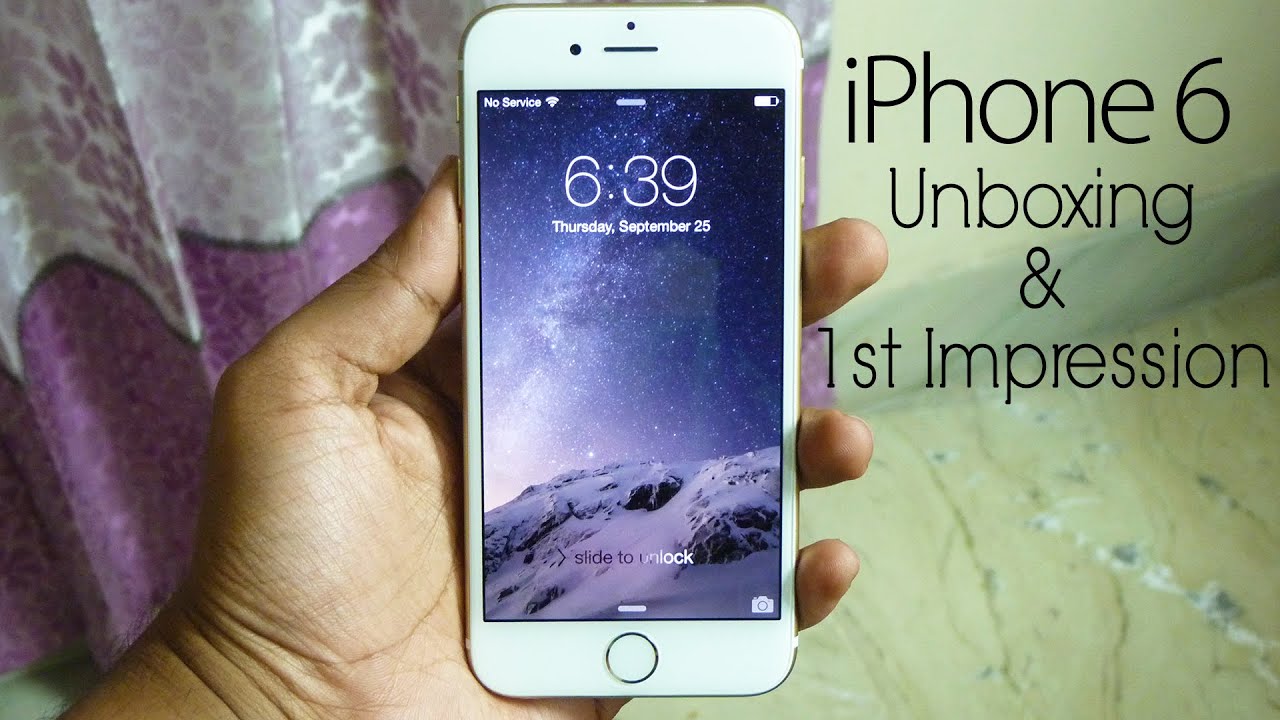 iPhone 6 (unlocked) Unboxing & 1st Impression! [ft. Galaxy S5]