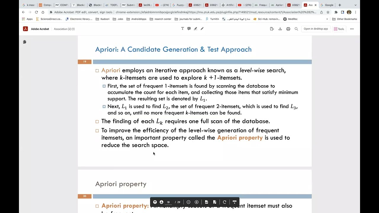 Data Mining Course 7  Mining Frequent Patterns, Association and Correlation   part III