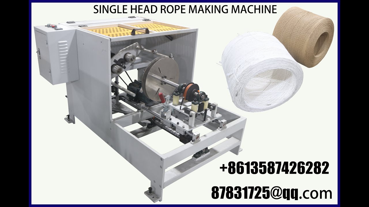 kraft paper rope making machine best quality