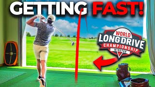 First Day Training For The World Long Drive Championship