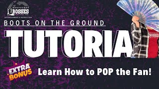 BOOTS ON THE GROUND TUTORIAL!  Plus fan popping TUTORIAL! Tre Littles Choreography