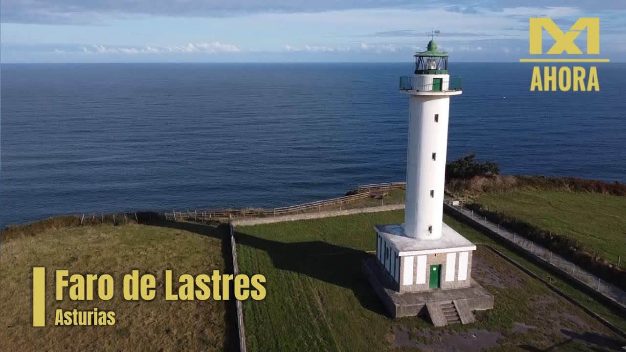 FARO DEL CABO DE LASTRES (COLUNGA - ASTURIAS) A VISTA DE DRON