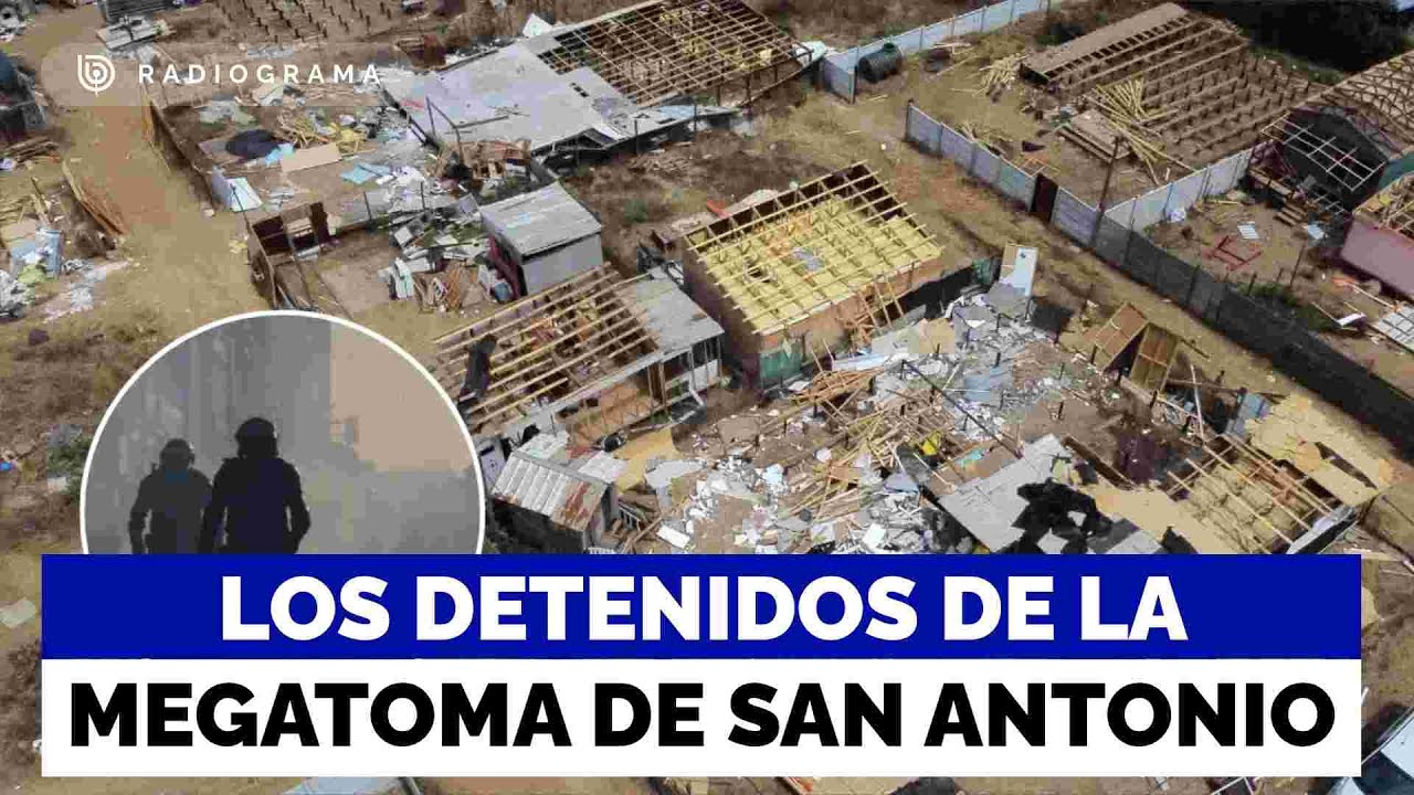 Once detenidos, seis formalizados y dos detenidos deja el desalojo de la megatoma de San Antonio