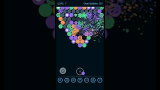 bubble shoot level 7 ⚾🏀 #gaming  #minigame  #bubbleshooter screenshot 5