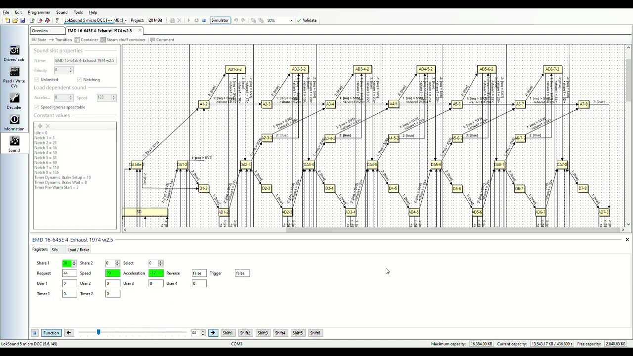 LokSound EMD NA 16-645 test