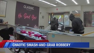VIDEO: Violent SoCal jewelry store heist leads to crashes, arrests after botched getaway