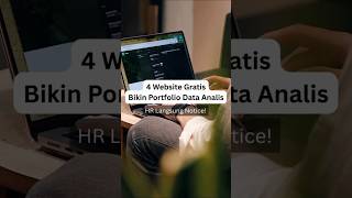 4 Website Gratis Portfolio Data Analyst, HRD Auto Notice 🔥