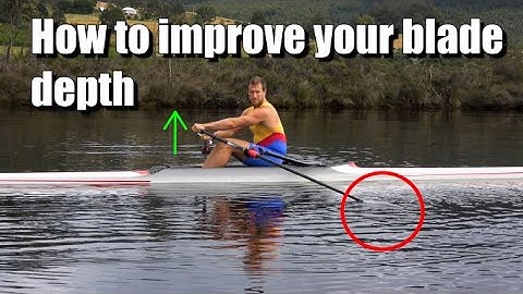 How to improve your blade depth when rowing