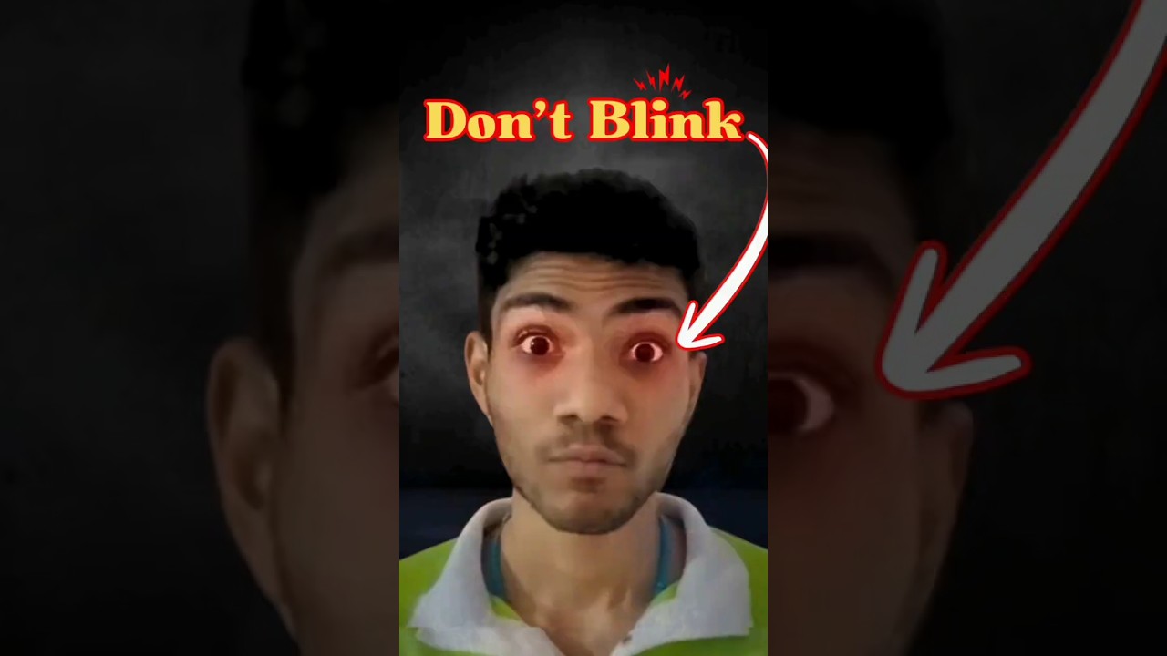 Не моргайте 20 секунд 😳 | Попробуйте это испытание 