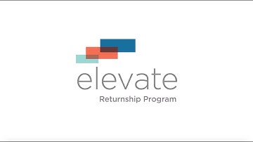 Elevate – Our Returnship Program