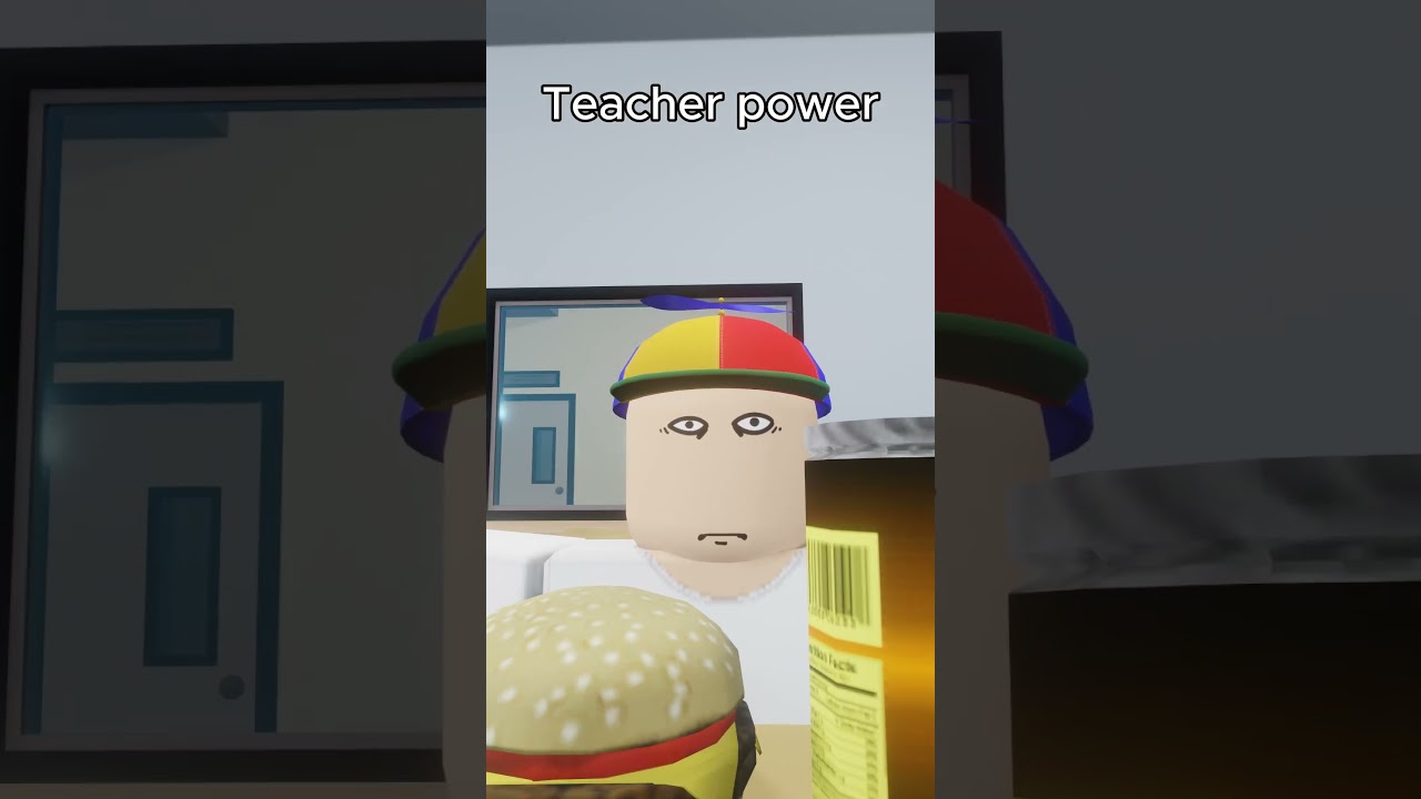 Teacher power #RobloxAnimation #shorts #short #memes #roblox
