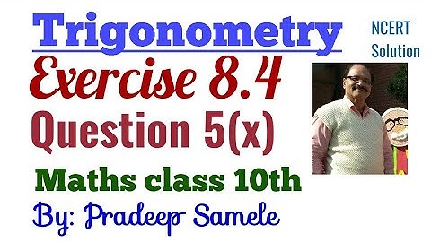 NCERT Class 10 Maths Exercise 8.4 Q-5(x) #(1+tan^2A/1+Cot^2A) =(1-tanA/1-cotA)^2=Tan^2A#  Ex 8.4 Q 5