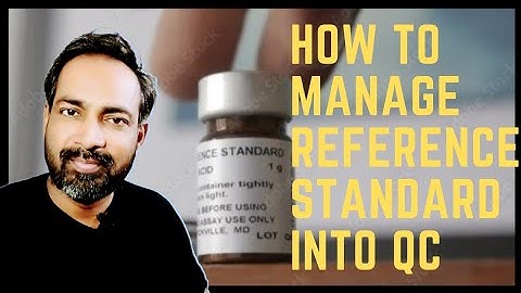 reference standard and working standard | how to store standard | Hindi