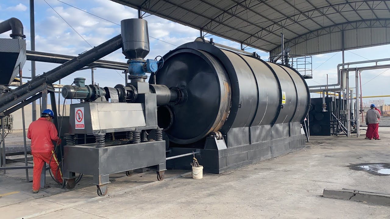 Henan Mingjie Oil sludge Pyrolysis Plant Running In Xinjiang Province