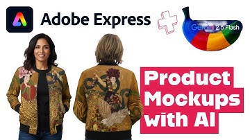 How to Create Product Mockups with AI | Gemini 2.5 Flash (Nano Banana) inside Adobe Express