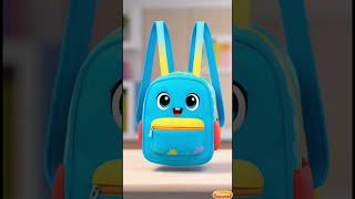 Learn SCHOOL BAG for Kids 🎒 | Fun 3D Animation for Toddlers | Kids Learning Video #Shorts