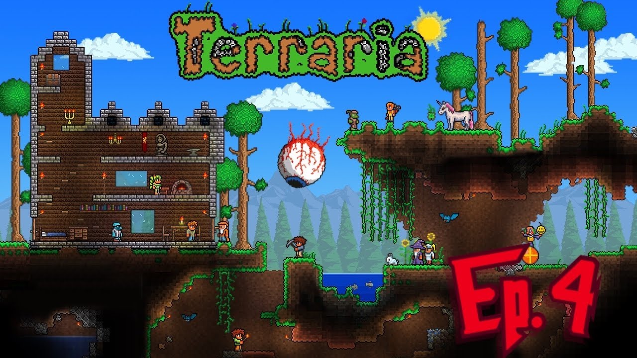 "It's a TRAP.....door" Terraria Episode 4 Playthrough w