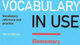 Units 12/13 English Vocabulary in Use Elementary