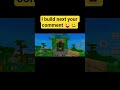 Minecraft building challenge next video comment