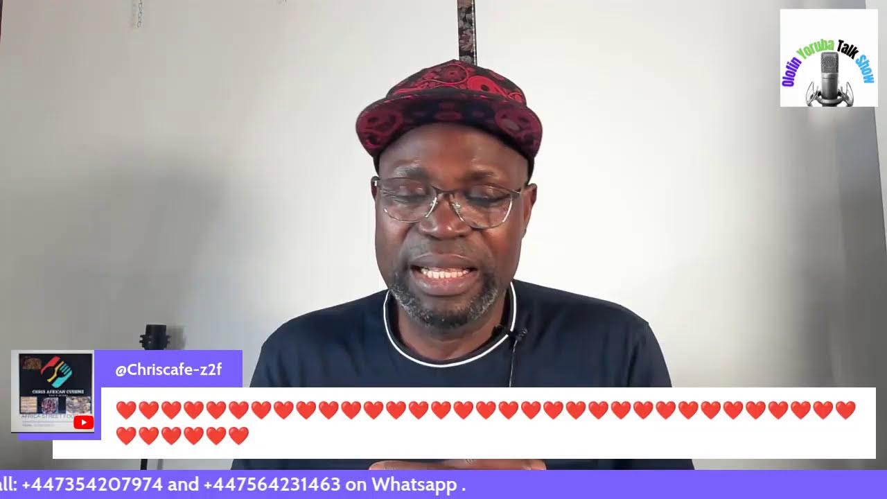 ASHIRI TU.ASO TI  BO LARA OMOYE OMOYE YIN TI RIN HOHO WOJA.24/2/26.