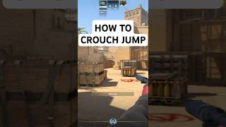 How To Crouch Jump in #cs2 #csgo #shorts