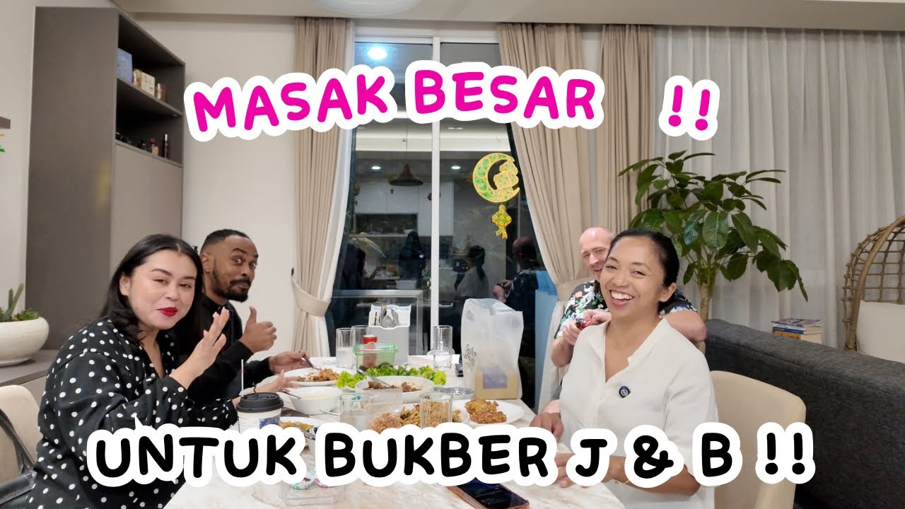 HEBOHNYA DAPUR‼️MASAK MENU ANDALAN BUAT BUKBER BARENG J&B COUPLE💕