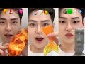 Giant Candy Mukbang ASMR | Colorful Gummy Worms &amp; Sour Treats Compilation #134