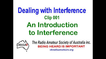 R001 An introduction to Interference