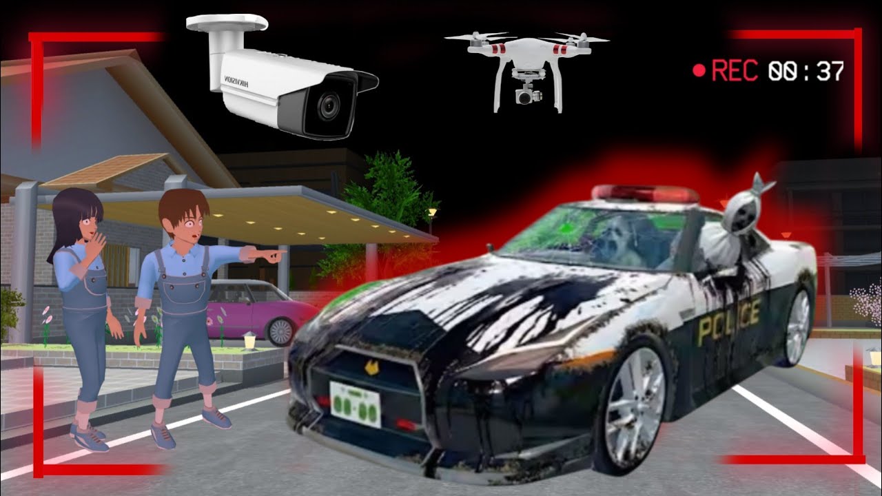 Yuta Mio Panik CCTV Merekam MOBIL AMBULANCE BERHANTU | Sakura School Simulator 