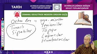 11.Sınıf Tarih Osmanlıda Modern Orduya Geçiş