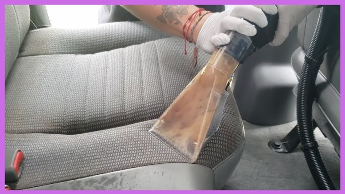 Deep Cleaning Nasty Car Seat 