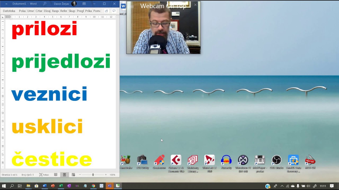 5. razred - Nepromjenjive riječi - ponavljanje: rad na tekstu