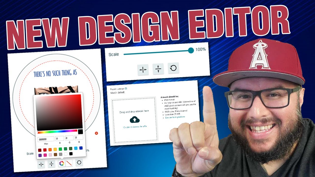 Merch By Amazon Design Editor 2022 - Resizing, Repositioning, And ...