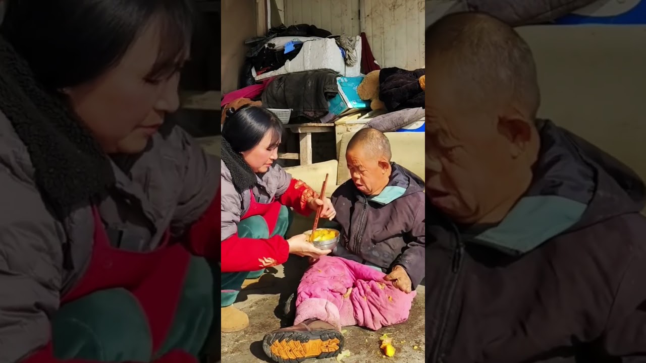 The Crazy Father And His Two Disabled Children Are So Pitiful