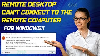 Can't  Connected  Remote Desktop  in Windows 11 | Remote Desktop connect problem solve in Windows11