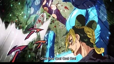 Jolyne Vs Mew Mew Full Fight (1080P60) JJBA Stone ...