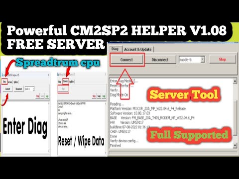 All Spreadtrum Android Phones Diag Enable One Click || Cm2Sp2 Helper V1.08