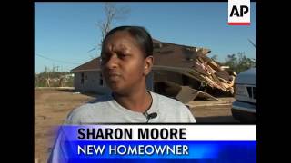 A family who had not even moved into their home in Yazoo City, Mississippi sees it destroyed in a to