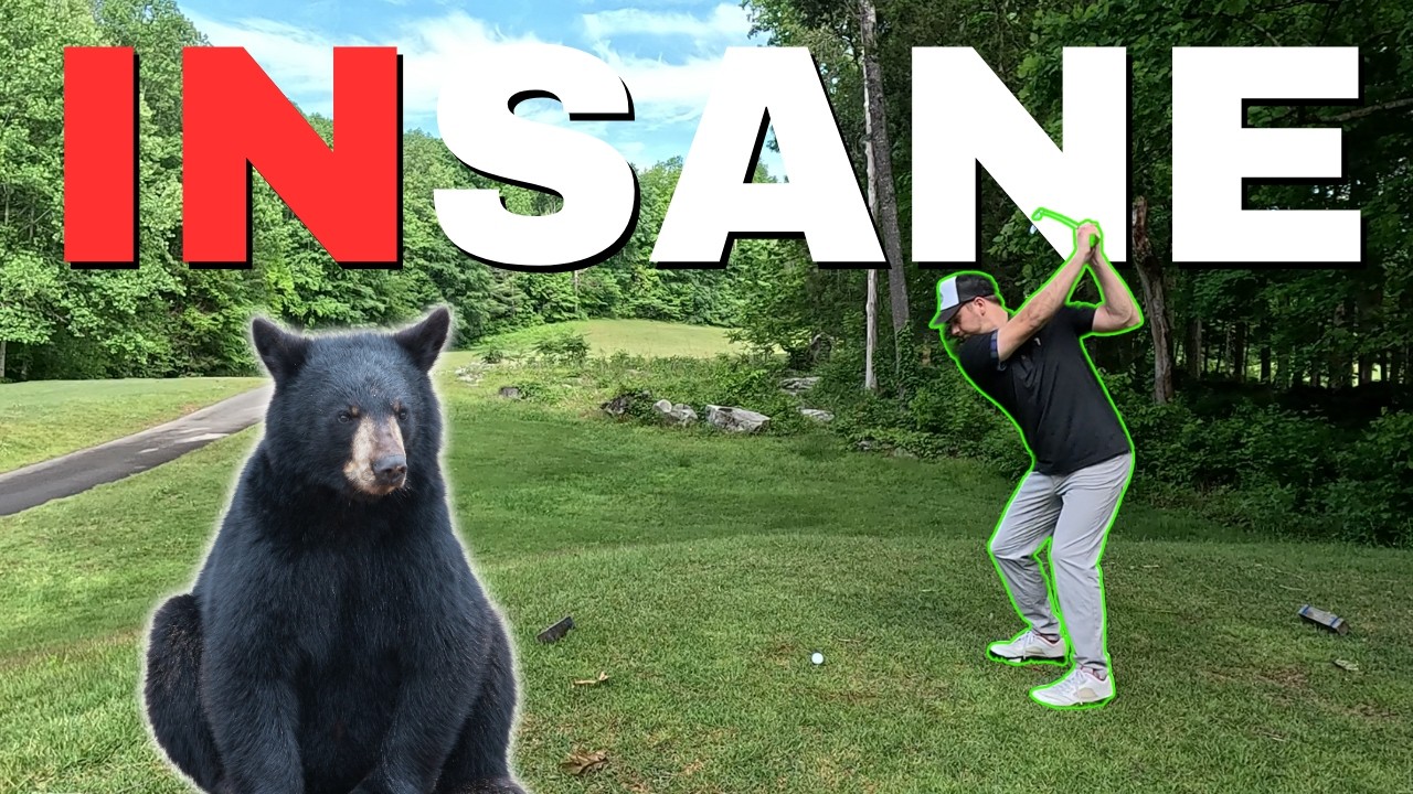 I Played Golf On An Actual Mountain! Left Handed Golf Course Vlog