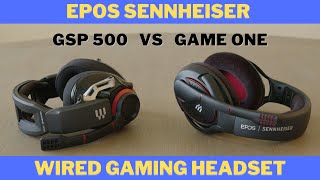 Epos Sennheiser GSP 500 vs GAME ONE Gaming Headset Wired Open Back plus GSX 1000 Review