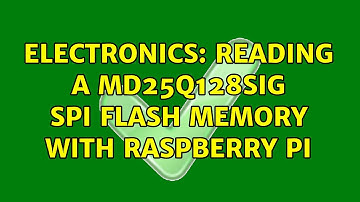 Electronics: Reading a MD25Q128SIG SPI flash memory with raspberry pi