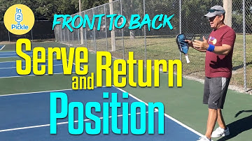 Optimal Position for your Serve and Return of Serve | Pickleballl Serving and Court Position