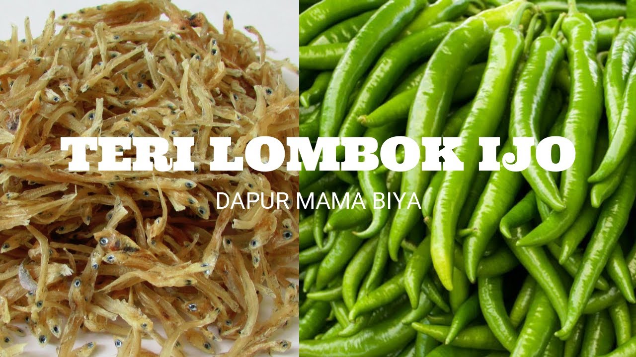 Tumis Teri Lombok Ijo Youtube