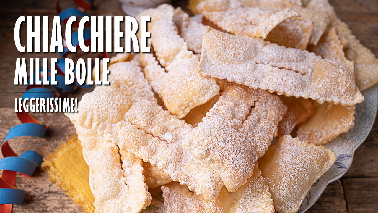 CHIACCHIERE MILLE BOLLE (di Massari) fatte in casa | Marianna Pascarella