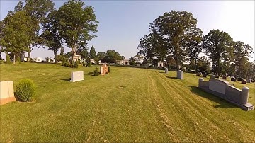 HOVERTHINGS HT-FPV w NAZA GPS HOT morning FPV flight @ the cemetery part #16